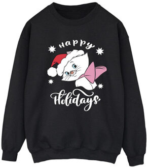 Disney dames the aristocats happy holidays sweatshirt Zwart - 4XL