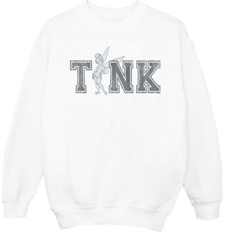 Disney dames tinker bell collegiate tink sweatshirt Wit - M