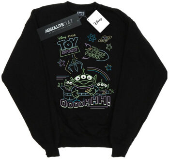 Disney dames toy story neon klein groen mannen sweatshirt Zwart