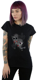 Disney dames wicked villains katoenen t-shirt Zwart - L