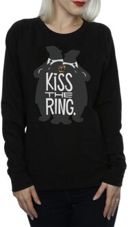 Disney dames zootropolis kiss the ring sweatshirt Zwart
