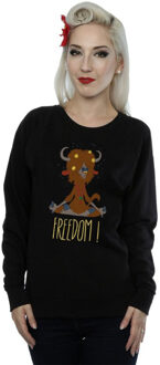 Disney dames zootropolis yak freedom sweatshirt Zwart