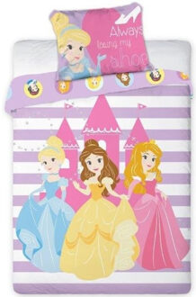Disney Dekbedovertrek Ledikant Princess Castle 100 X 135 Cm