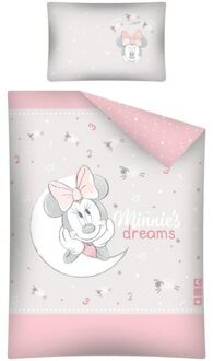 Disney Dekbedovertrek Minnie Mouse ledikant 100x135/40x60 cm