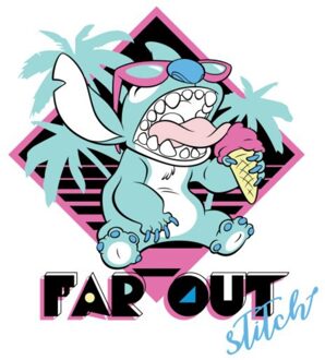 Disney Far Out Unisex T-Shirt - White - XS Wit