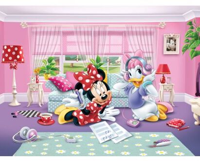 Disney Fotobehang Minnie Mouse Roze, Rood En Paars - 360 X 270 Cm - 600588
