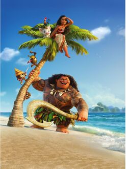 Disney Fotobehang - Moana and Maui 184x248cm - Vliesbehang Multikleur