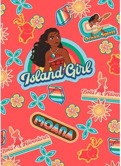 Disney Fotobehang - Moana Island Girl 200x280cm - Vliesbehang Multikleur