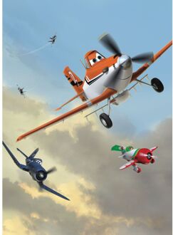 Disney Fotobehang - Planes Dusty and Friends 184x254cm - Papierbehang Multikleur