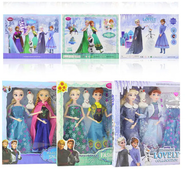 Disney Frozen 2 Doll Dress Frozen Snow Queen Princess Dolls Toy Fashion Casual Wear Handmade Cloth Outfits-Accessories Best DIY