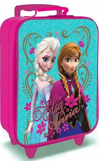 Disney Frozen Anna en Elsa Kinderkoffer - Roze/Blauw