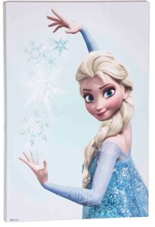 Disney Frozen - Canvas Schilderij - Elsa - 50x70 cm Multicolor