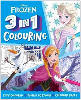 Disney Frozen Disney - Frozen - 3 in 1 Kleurboek - 3+ Jaar