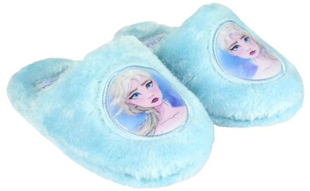 Disney Frozen Instap Sloffen/pantoffels Elsa Lichtblauw Voor Meisjes 31 - Sloffen - Kinderen