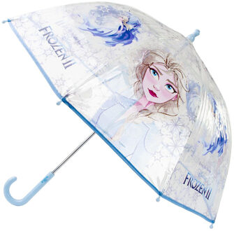 Disney Frozen paraplu - blauw - D71 cm - voor kinderen