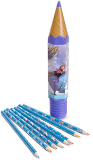 Disney Frozen potlood gevuld met 8 kleurpotloden