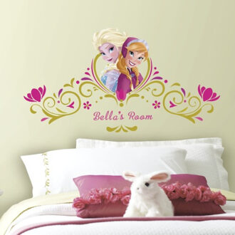 Disney Frozen Spring Time Headboard - Muursticker - 13x46 cm - Multi