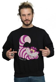 Disney Heren Alice In Wonderland Cheshire Cat Sweatshirt (Zwart)