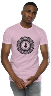 Disney Heren Alice In Wonderland Cirkel T-Shirt (Baby Roze) - L
