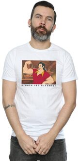 Disney Heren Beauty And The Beast Knappe Bruut T-Shirt (Wit) - maat S