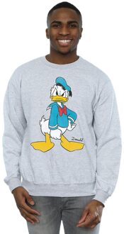 Disney Heren Boos Donald Duck Sweatshirt (Sportgrijs) Lichtgrijs - XL