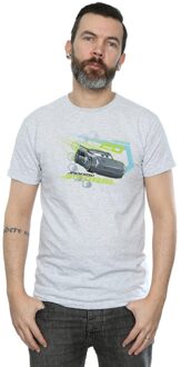 Disney Heren Cars Jackson Storm T-Shirt (Sportgrijs) Lichtgrijs - M