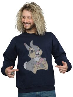Disney Heren Classic Thumper Sweatshirt (Marineblauw) Navy - L
