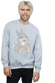 Disney Heren Classic Thumper Sweatshirt (Sportgrijs) - maat XL Lichtgrijs