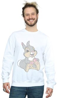 Disney Heren Classic Thumper Sweatshirt (Wit) - maat