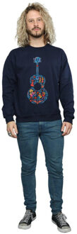 Disney heren coco gitaarpatroon sweatshirt Blauw - M