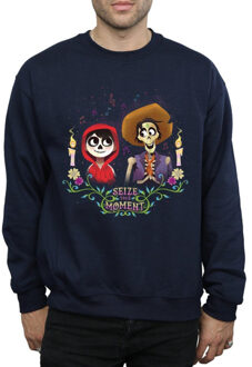 Disney heren coco miguel en hector sweatshirt Blauw - XXL / XXXL