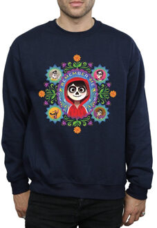 Disney heren coco remember me sweatshirt Blauw - XXXL