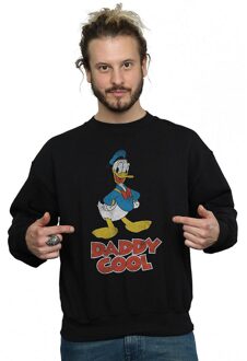 Disney Heren Daddy Cool Donald Duck Sweatshirt (Zwart) - 2XL