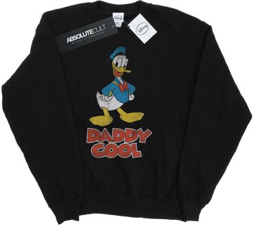 Disney Heren Daddy Cool Donald Duck Sweatshirt (Zwart) - maat 3XL