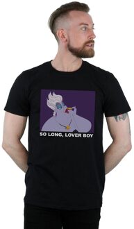 Disney Heren De Kleine Zeemeermin Ursula Liefhebber Jongen T-Shirt (Zwart) - maat S