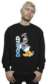Disney Heren Donald Duck Cool Sweatshirt (Zwart) - maat XL