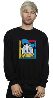 Disney Heren Donald Duck Paniek Sweatshirt (Zwart) - 4XL