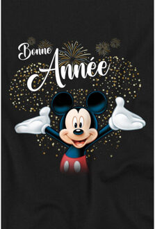 Disney Heren frans mickey mouse vuurwerk nieuwjaar t-shirt Zwart - XXXL
