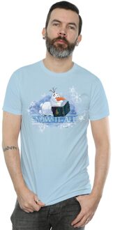 Disney Heren Frozen 2 Olaf Snow It All T-Shirt (Hemelsblauw) - 2XL