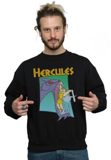 Disney Heren Hercules Hydra Fight Sweatshirt (Zwart) - 2XL