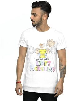 Disney Heren Hercules Lift je wel? T-shirt (Wit) - maat 2XL