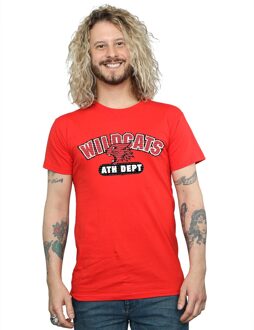 Disney Heren High School Musical The Musical Wildcats Athletic T-shirt (Rood) - maat S