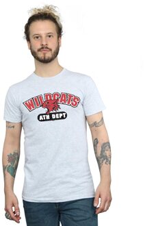 Disney Heren High School Musical The Musical Wildcats Athletic T-shirt (Sportgrijs) - maat XL Lichtgrijs