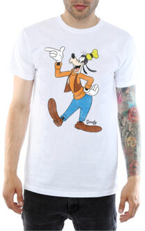 Disney heren klassiek goofy t-shirt Wit - XXXL