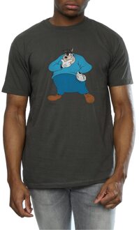 Disney Heren Klassiek Piet T-Shirt (Licht Grafiet) Grijs