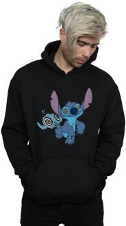 Disney Heren Lilo en Stitch Hypnotized Hoodie (Zwart) - 3XL