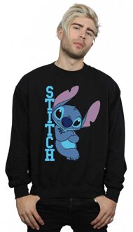 Disney Heren Lilo en Stitch Posing Sweatshirt (Zwart) - maat 2XL