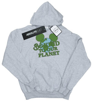 Disney heren mickey mouse be kind hoodie Grijs - L
