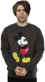 Disney Heren Mickey Mouse Classic Kick Sweatshirt (Licht Grafiet) - maat 2XL Grijs