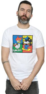 Disney Heren Mickey Mouse Donald Kledingruil T-Shirt (Wit) - maat 2XL